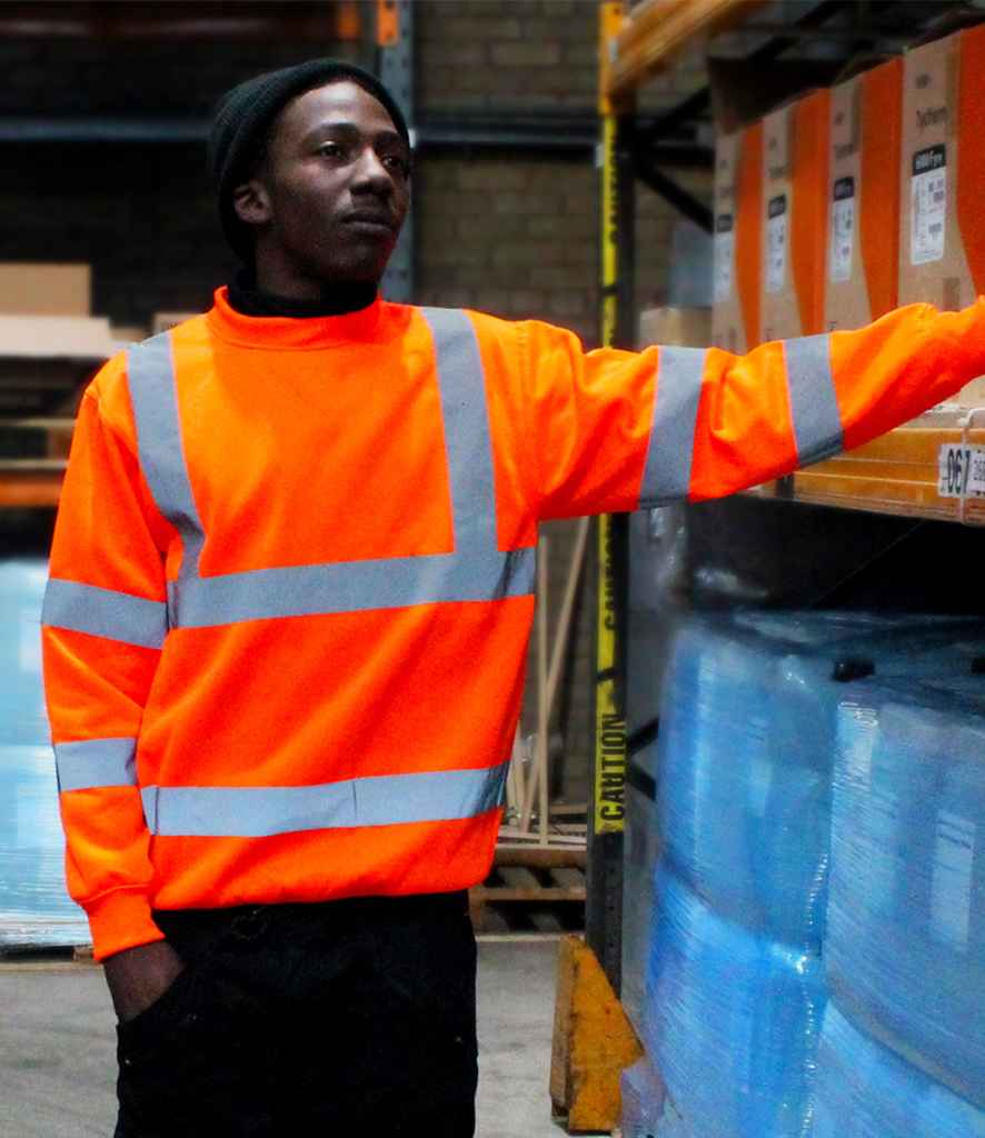 [WR011] Warrior Hi-Vis Sweatshirt