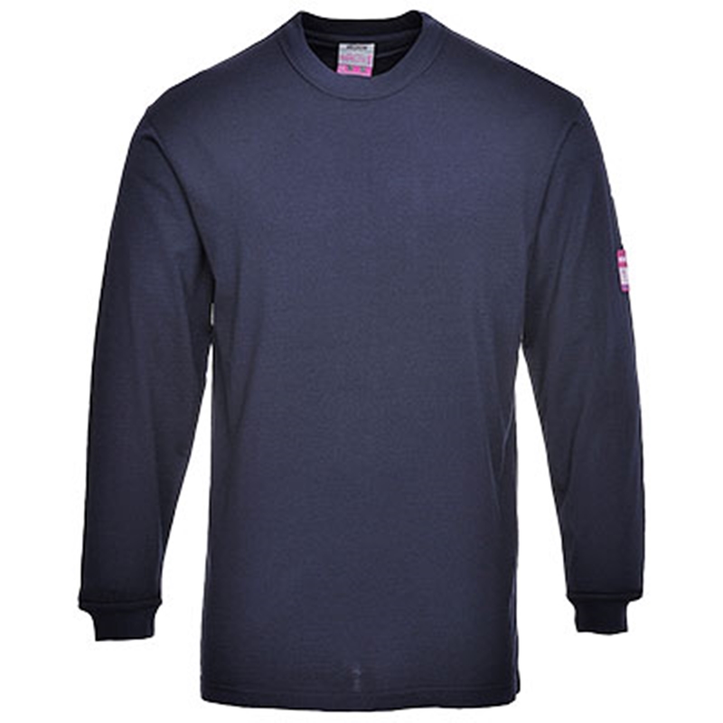 Portwest Long Sleeve T-Shirt (Black, XS)