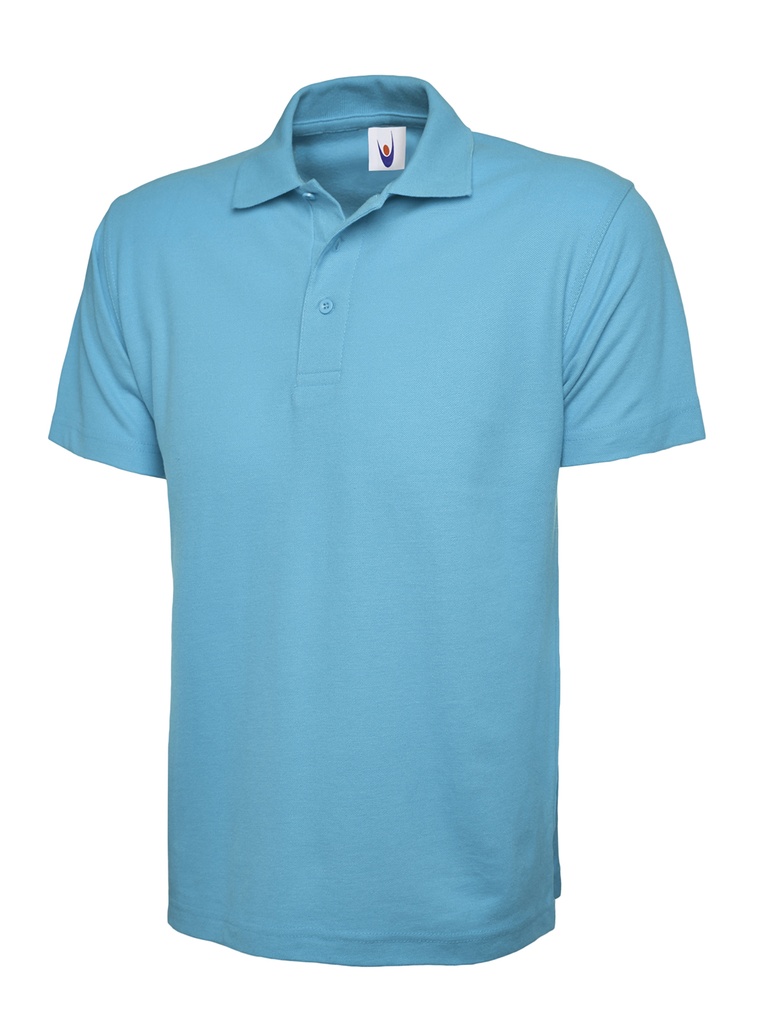 Uneek UC101 Unisex Classic Pique Polo Shirt (Sky, XS)