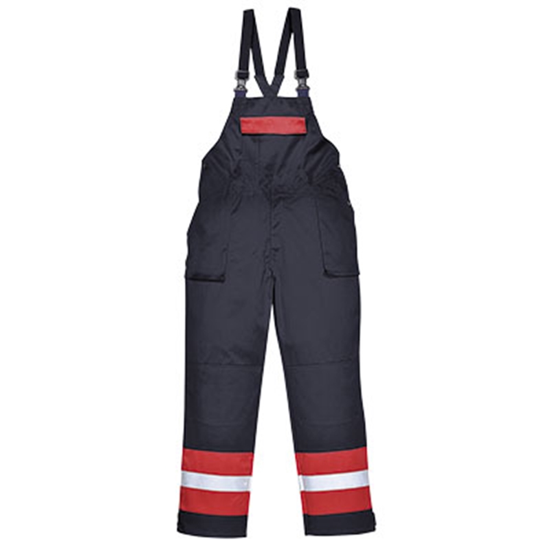 Portwest Bizflame Plus Bib and Brace (Navy, S)