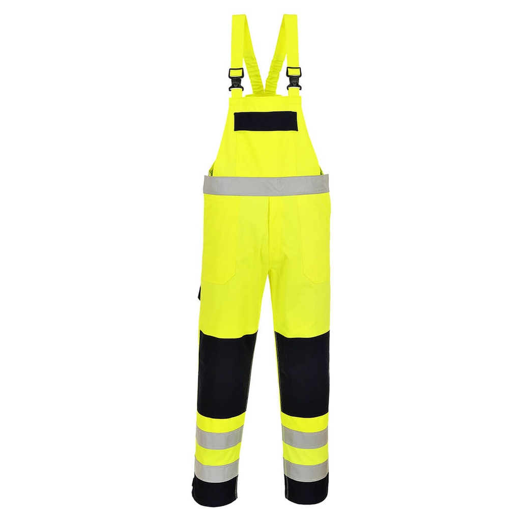 [FR63YNRS] Bizflame Work Hi-Vis Multi-Norm Contrast FR Bib and Brace (S)