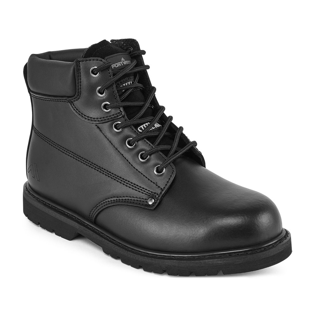 [FW16BKR39] Steel Action Leather Ankle Boot SBP HRO (6)