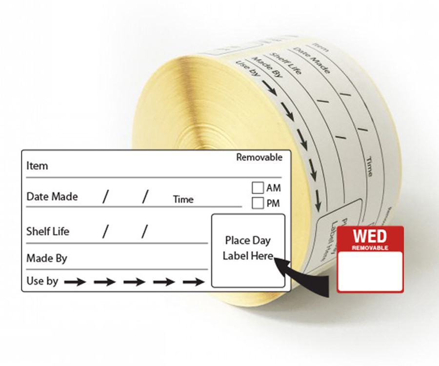 [DY053] Shelf Life Labels [500 per roll]