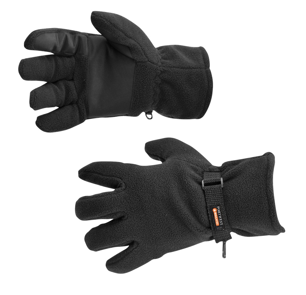 Portwest Fleece Glove Insulatex Lined (Black)