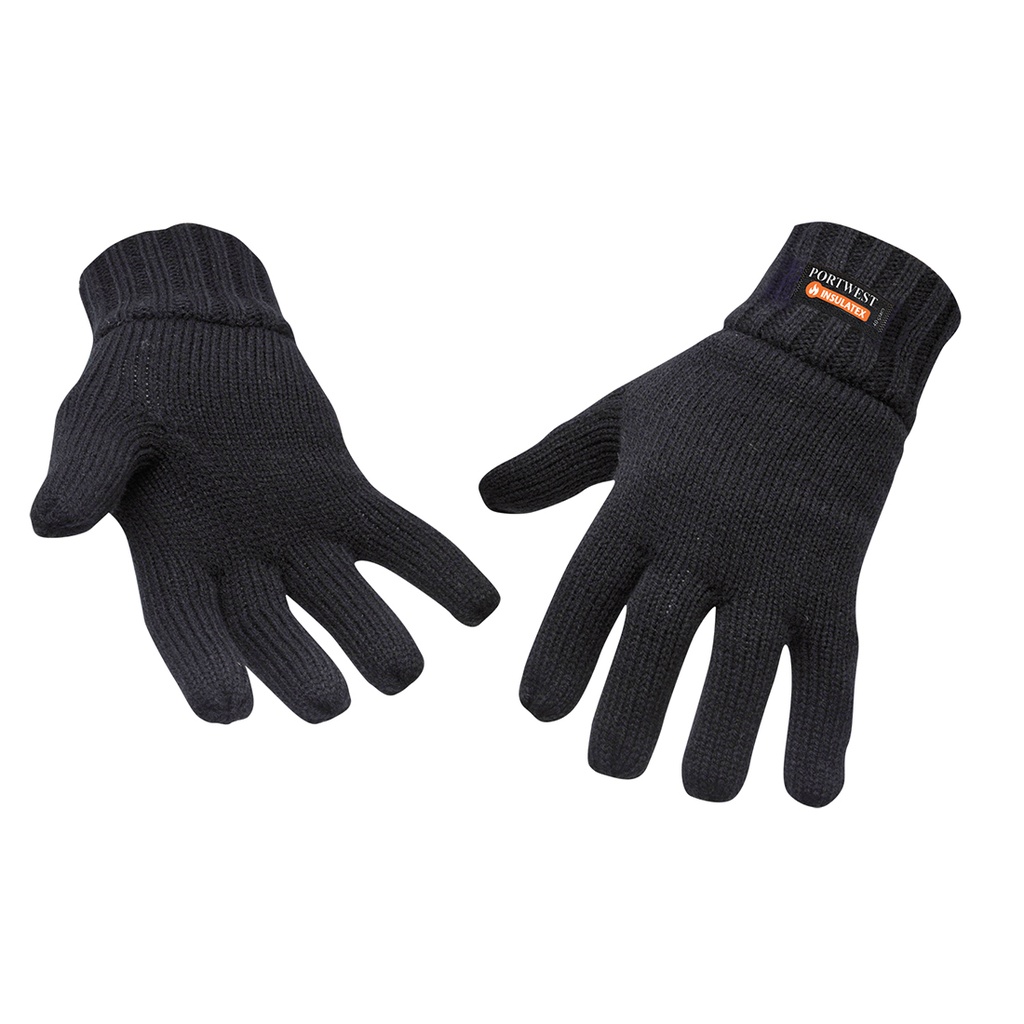 [GL13BKR] Insulated Knit Glove (Black)