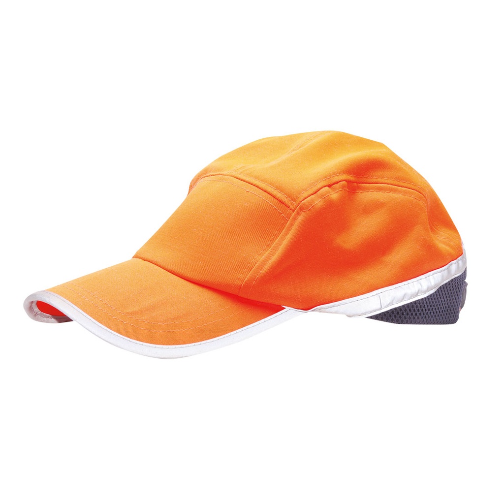 [HB10ONR] Hi-Vis Baseball Cap (Orange/Navy)