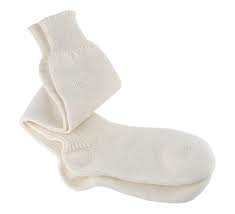 [W-SBSWMM] White Seaboot hose Socks