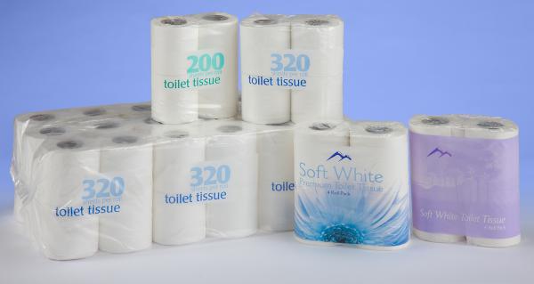 [P-TR320JB] Toilet Rolls - 320 sheets x 2-ply (36 rolls)