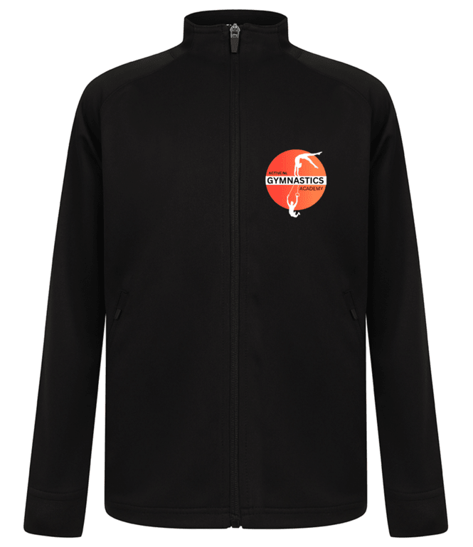 NL Gymnastics - Tracksuit Top, Kids, Black (3-4)