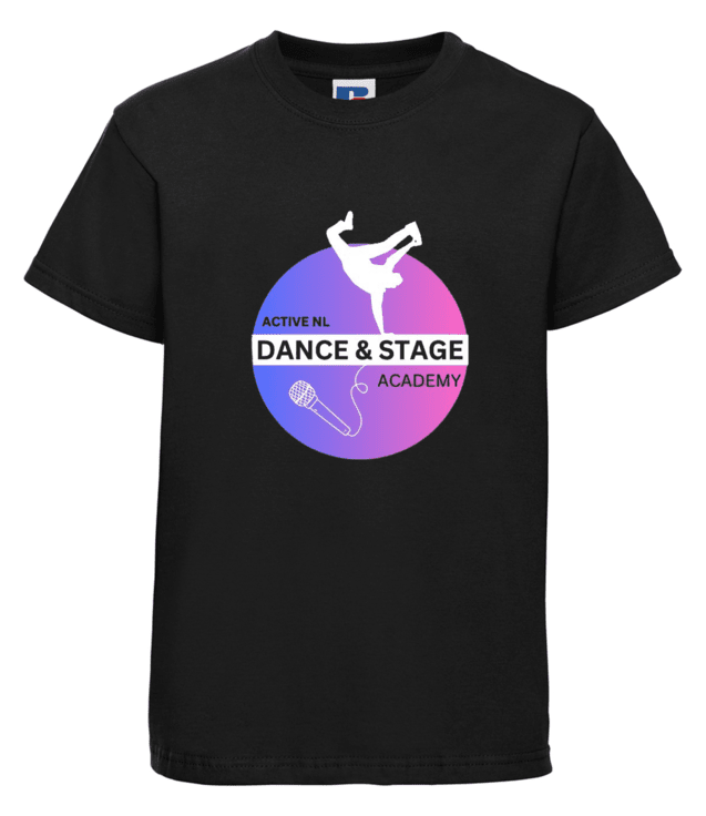 NL Dance & Stage - T Shirt, Black