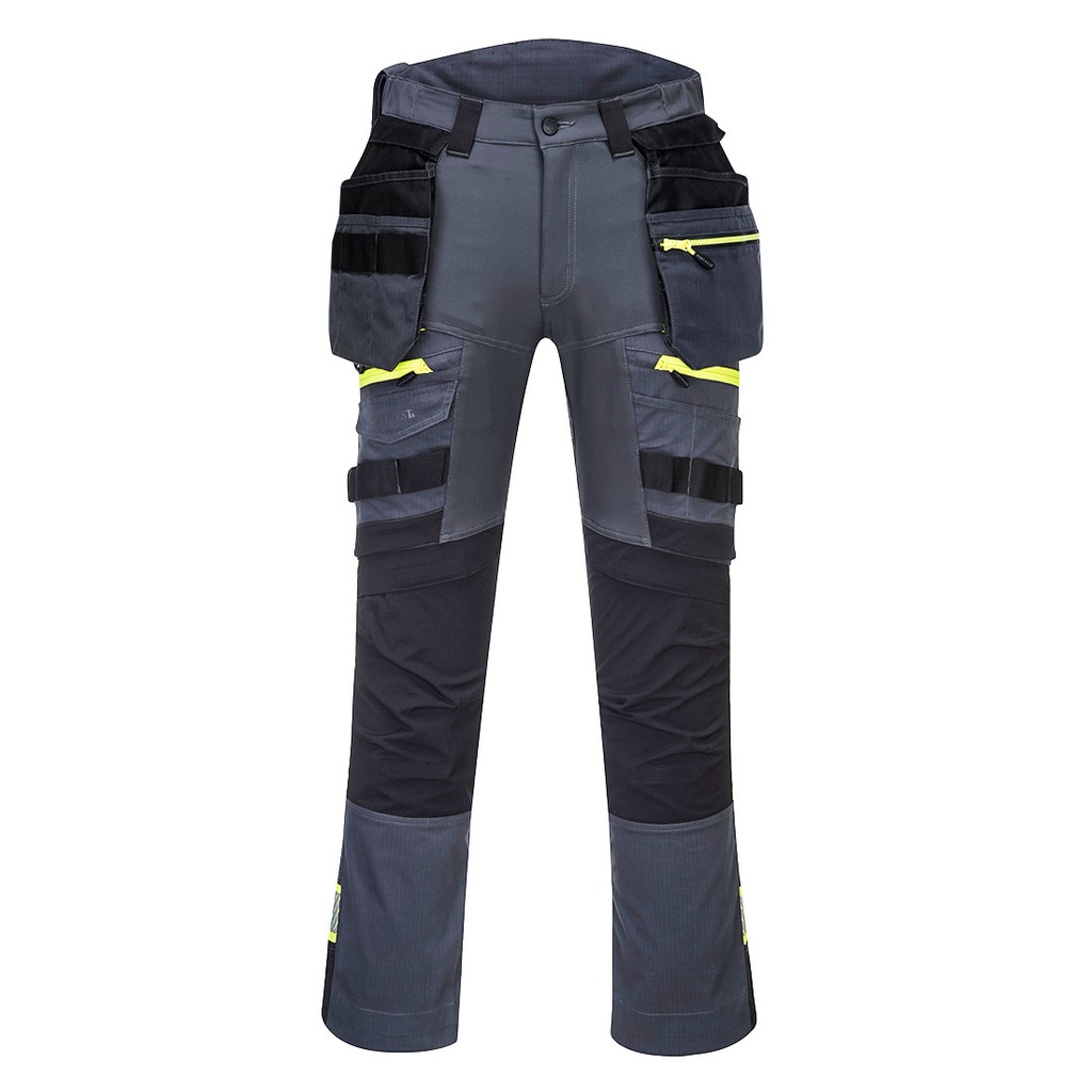 DX4 Detachable Holster Pocket Trousers (Black, 28, Short)