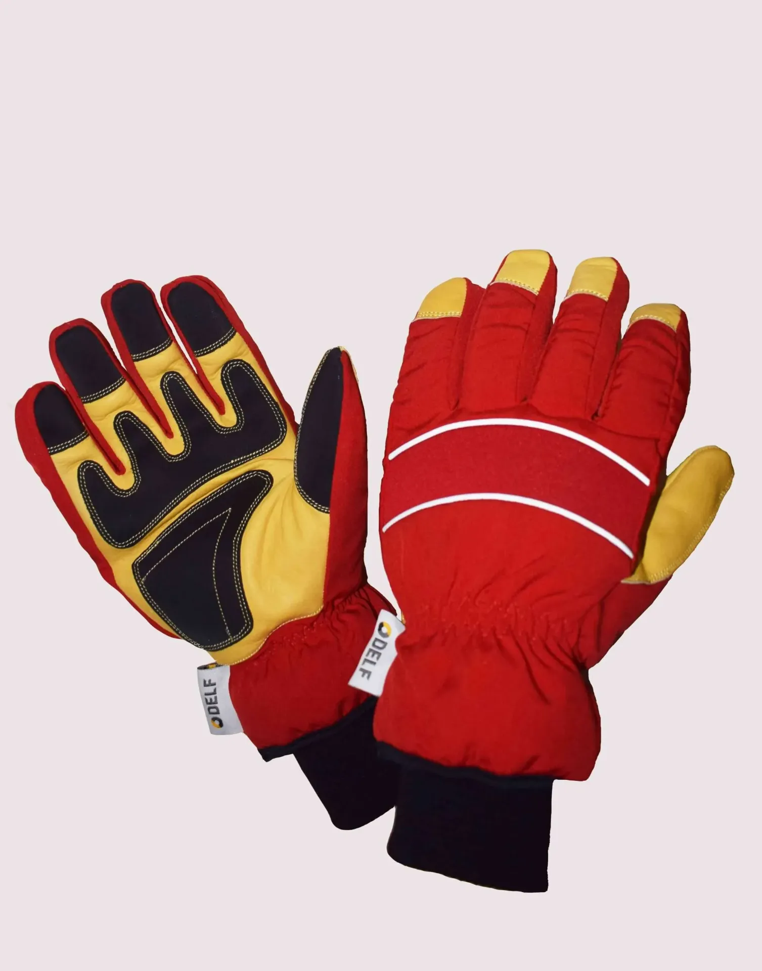 Leather Palm Cold Store Gloves with reinforced grip (M)