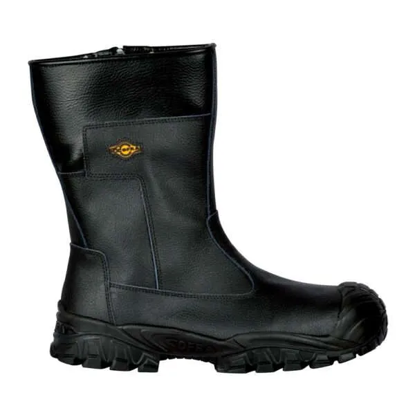 Zip-Sided Leather Cold Store Boots (6.5)