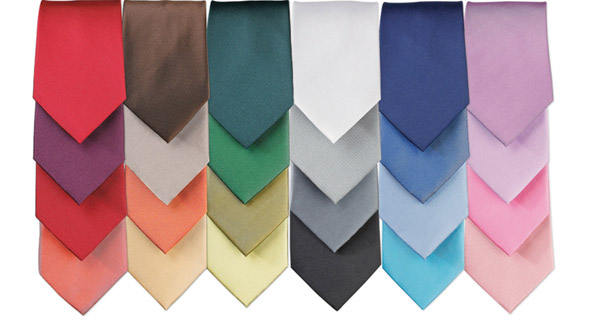 Clip Tie 'Colours' Fashion (Black)