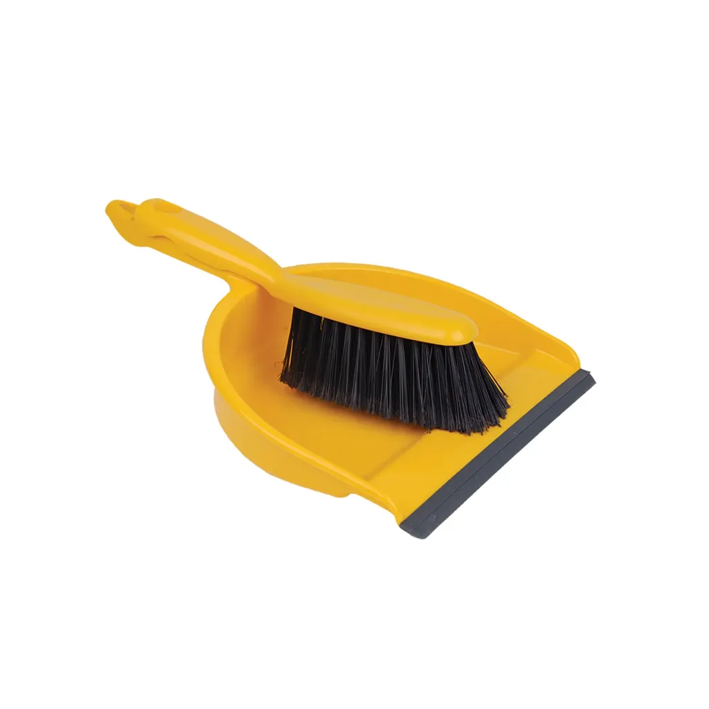 [J-DPBYE] Dust Pan & Brush Set - Red (Yellow)