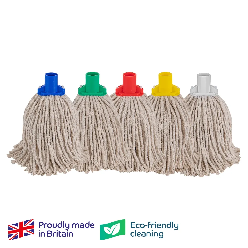 [J-DM/101872-YELLOW] Dolly Mop Head - Socket Mop 14J (Yellow)