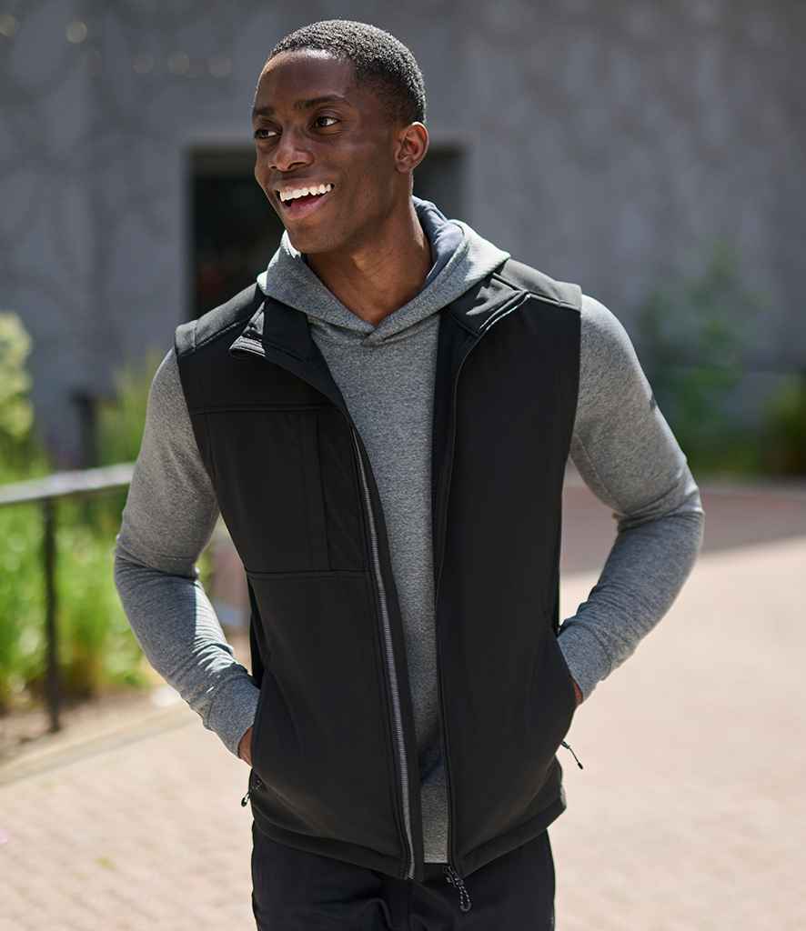 [RG215 NV/SE S] Regatta Octagon II Printable Soft Shell Bodywarmer (Small)