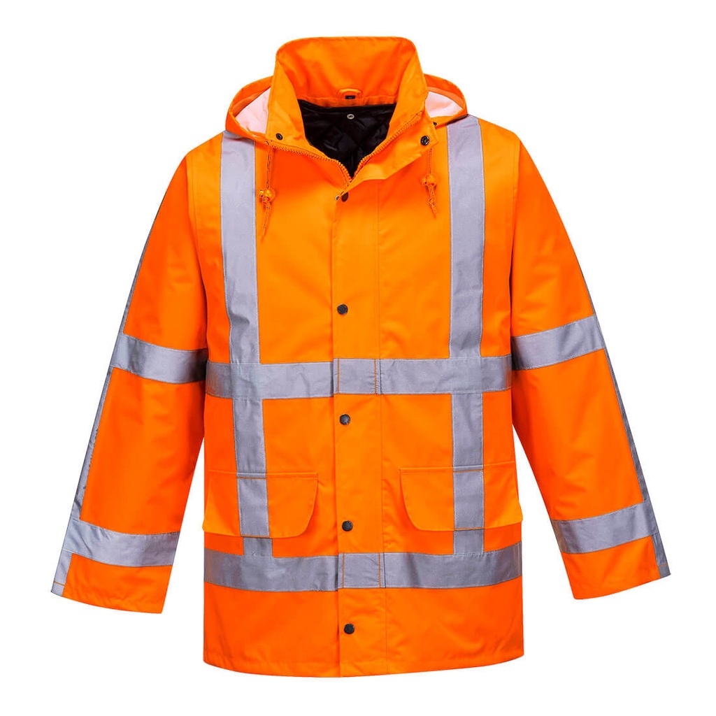 [R460ORRS] RWS Hi-Vis 2-in-1 Winter Traffic Jacket (S)
