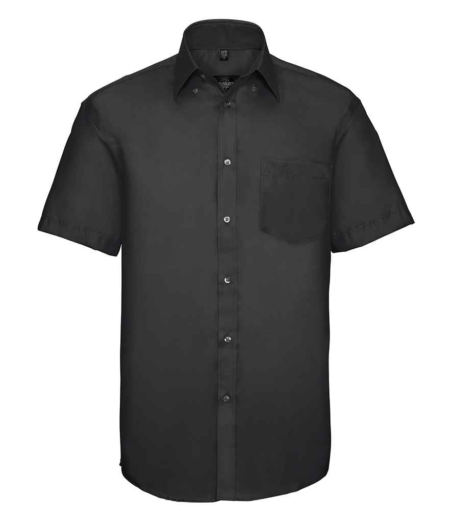 Russell Collection Short Sleeve Ultimate Non-Iron Shirt (Large Only)