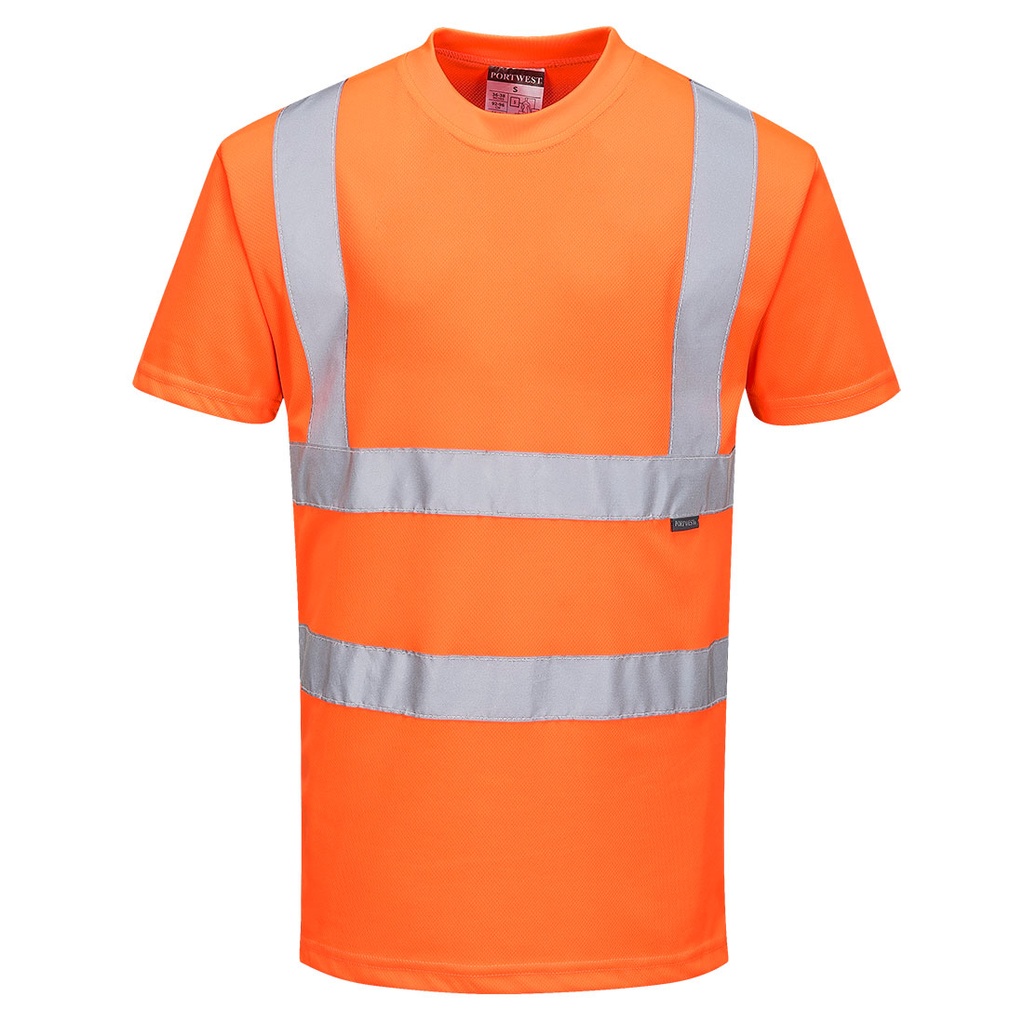 [RT23ORRXS] Portwest Hi-Vis T-Shirt GO/RT (XS)