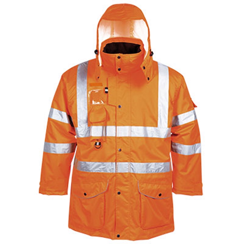 Portwest Hi-Vis 7-in-1 Traffic Jacket GO/RT (S)