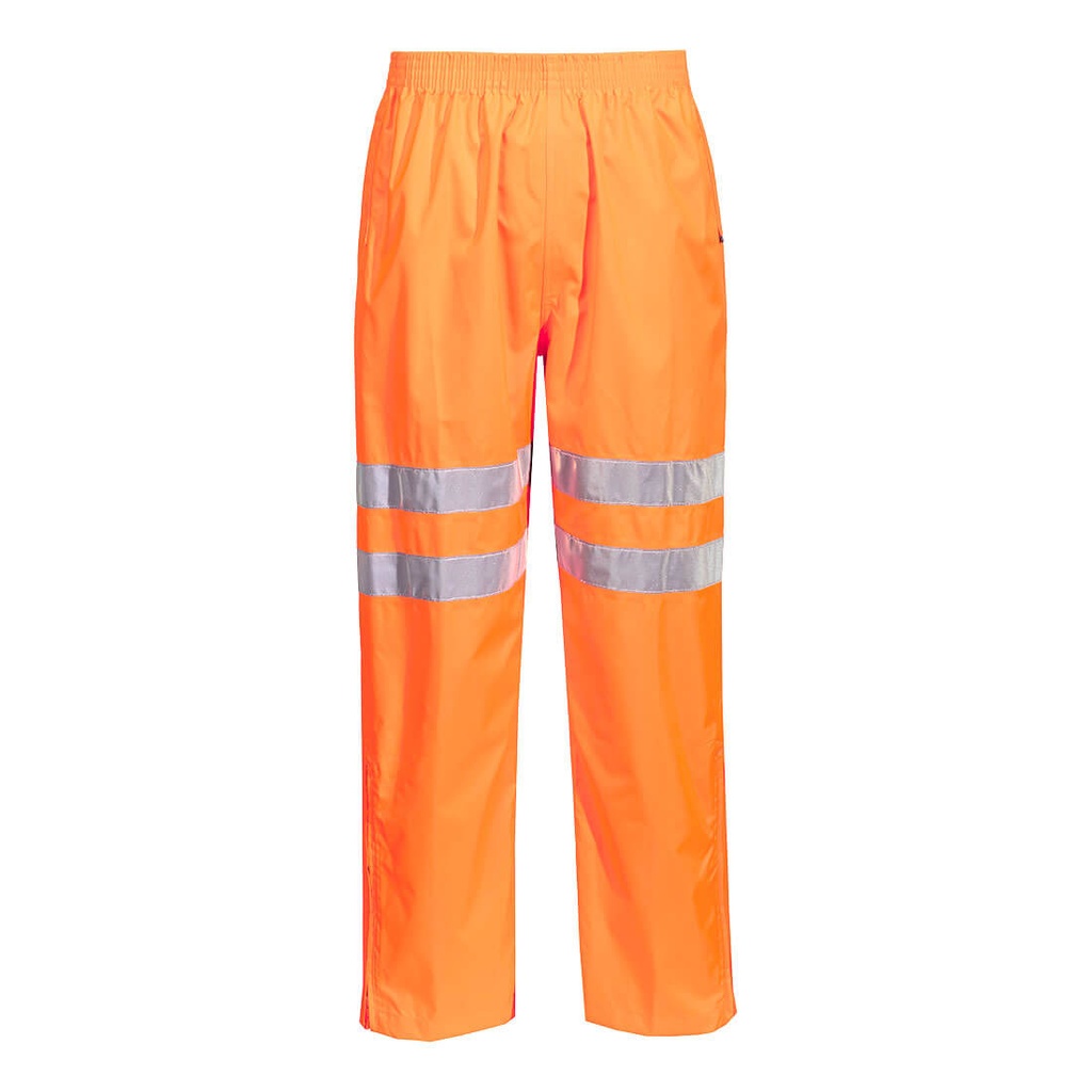 [RT31ORRS] Hi-Vis Rain Traffic Trousers (S)