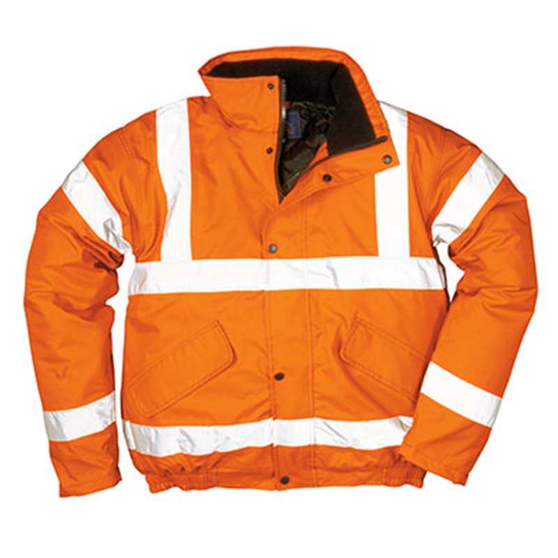Portwest Hi-Vis Bomber Jacket GO/RT