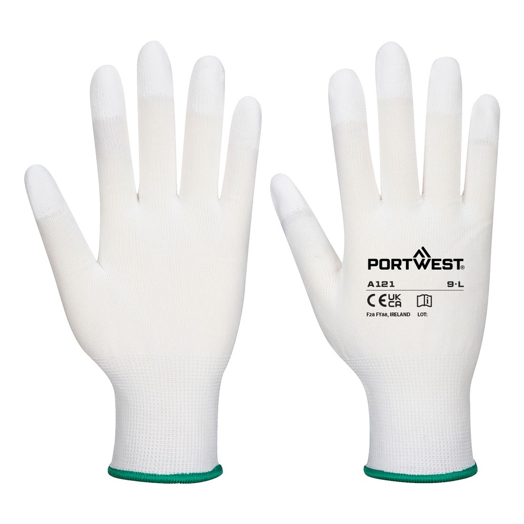 [A121WHRM] A121 Portwest PU Fingertip Glove (pack of 12) (M)