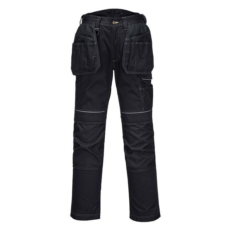 [T602BKR28] PW3 Holster Work Trousers (Black, 28, Regular)