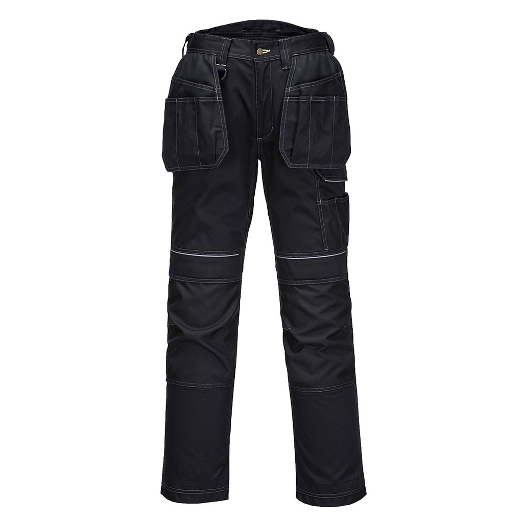 [T602BKR28] PW3 Holster Work Trousers (Black, 28, Regular)
