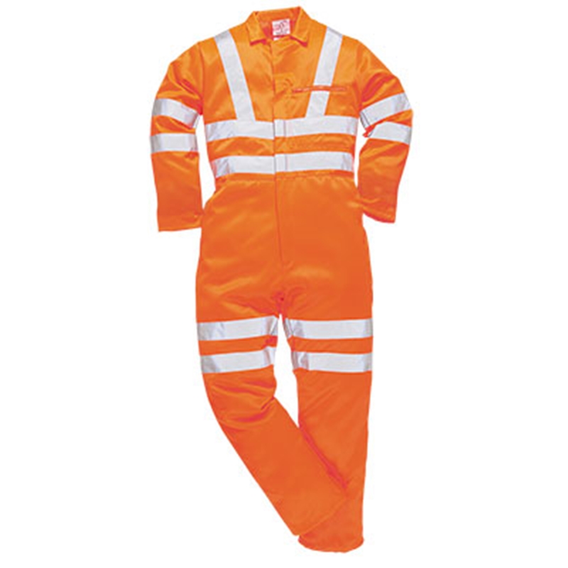 Portwest Hi-Vis Poly-cotton Coverall GO/RT