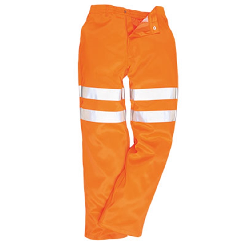 Portwest Hi-Vis Poly-cotton Trousers GO/RT (XS, Regular)
