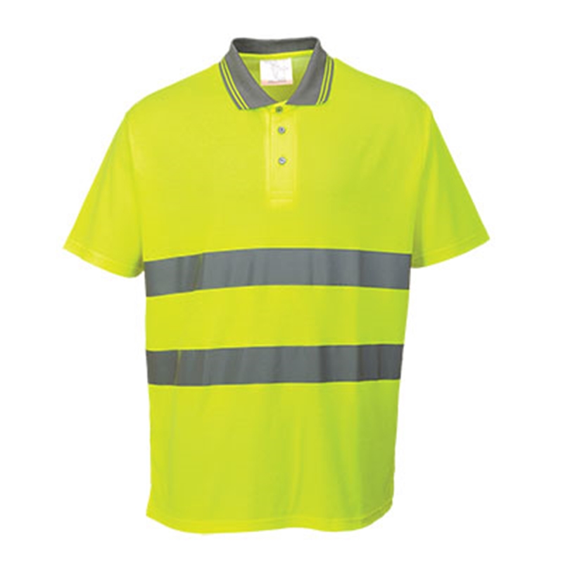 Portwest Cotton Comfort Polo Shirt (Yellow, S)