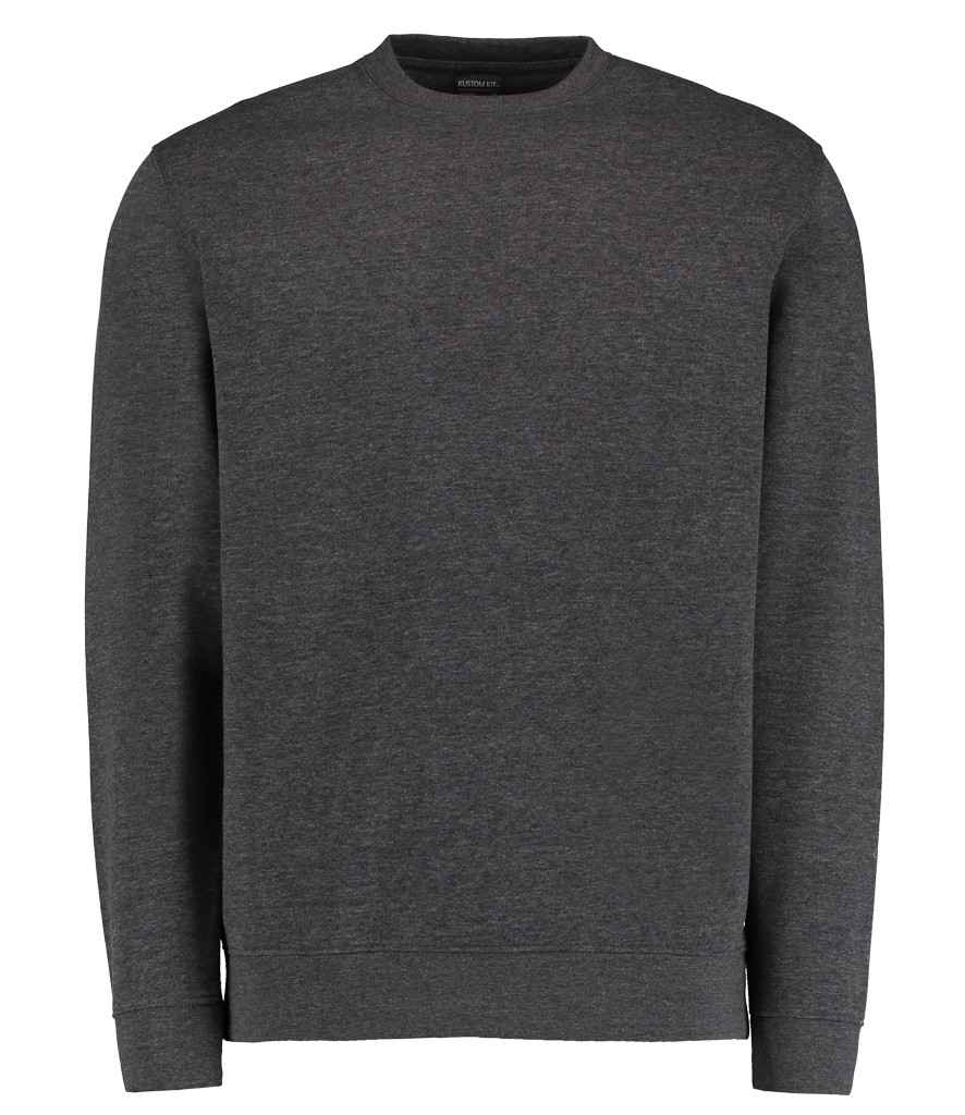 [K302 DKM XS] Kustom Kit Klassic Sweatshirt (XS, Dark Grey Marl)