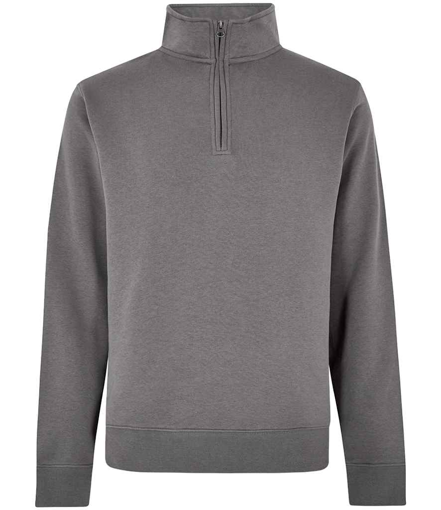 [K335 DGY XS] Kustom Kit 1/4 Zip Sweatshirt (Dark Grey, XS)