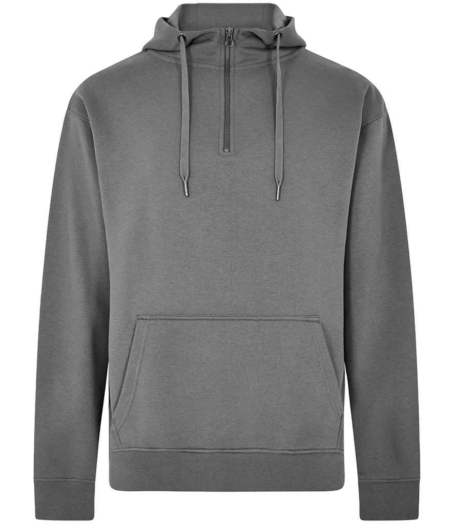 [K336 DGY XS] Kustom Kit 1/4 Zip Hoodie (XS, Dark Grey)