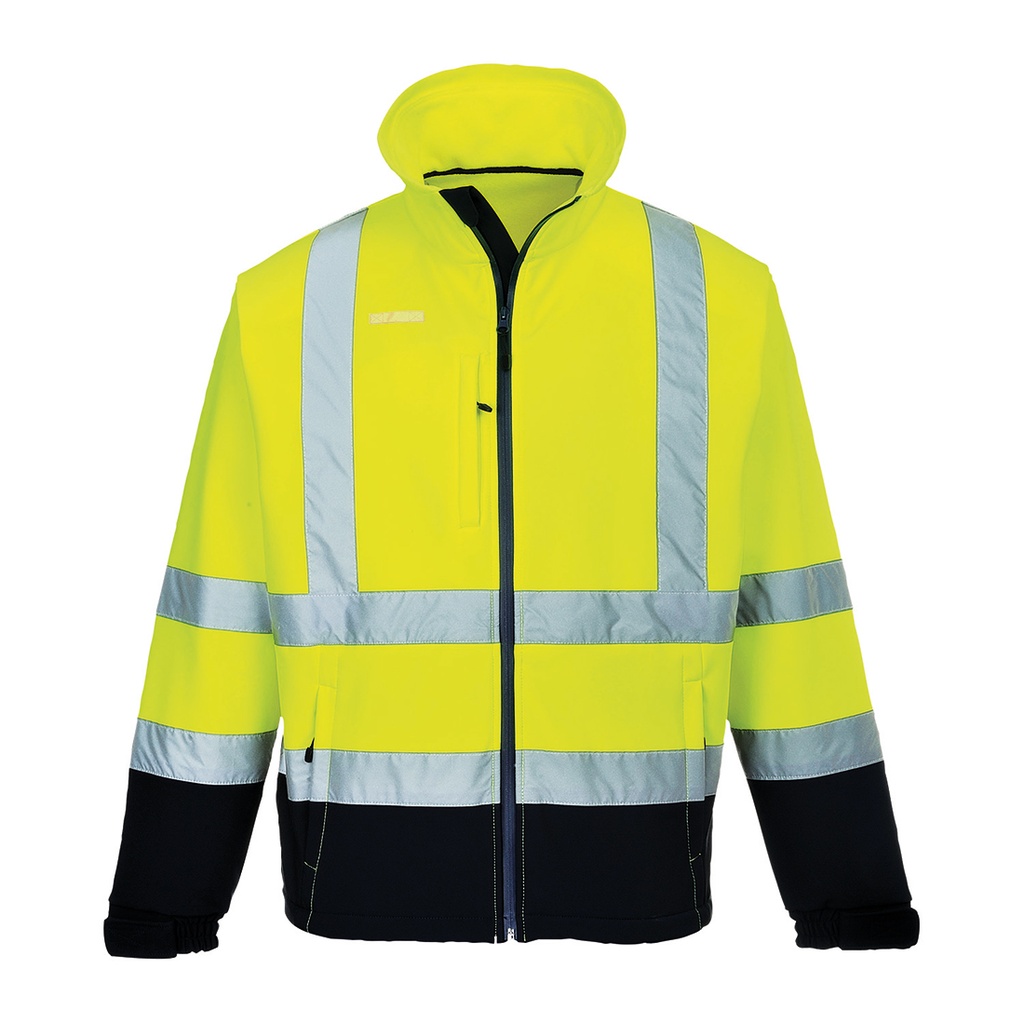 [S425YNRS] Hi-Vis Contrast Softshell (3L) (S)