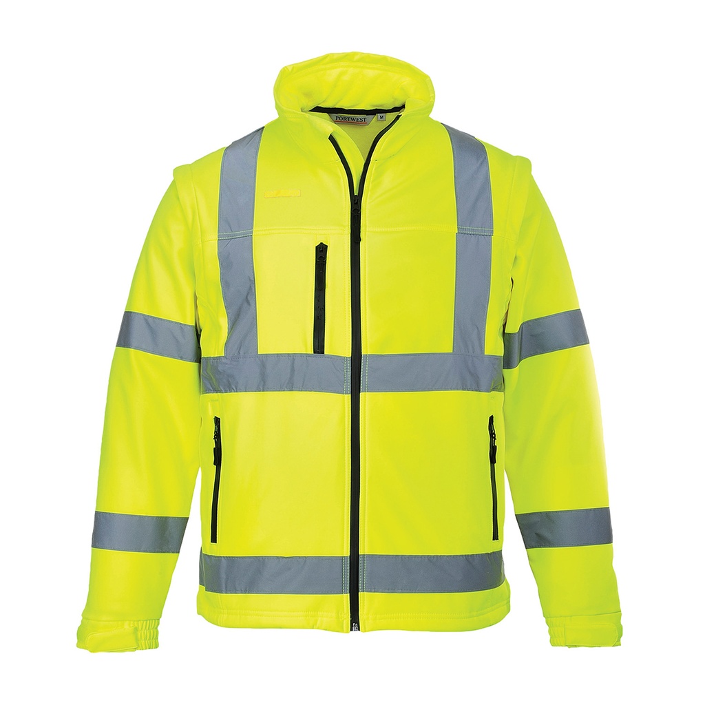 [S428YERS] Hi-Vis 2-in-1 Softshell (3L) (Yellow, S)