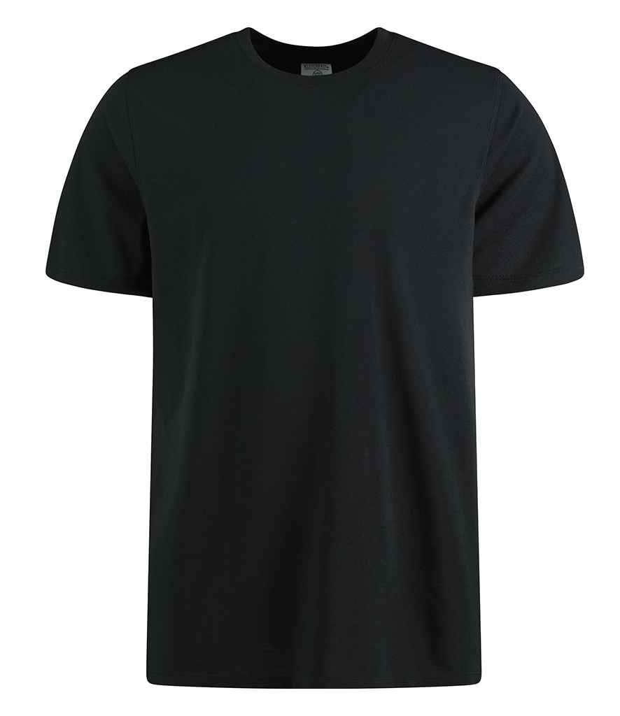 [K530 BLK XS] Kustom Kit Superwash® 60°C Piqué T-Shirt (XS, Black)
