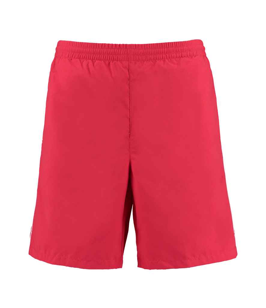 [K980 RD/WH XS] Kustom Kit Track Shorts (XS, Red/White)