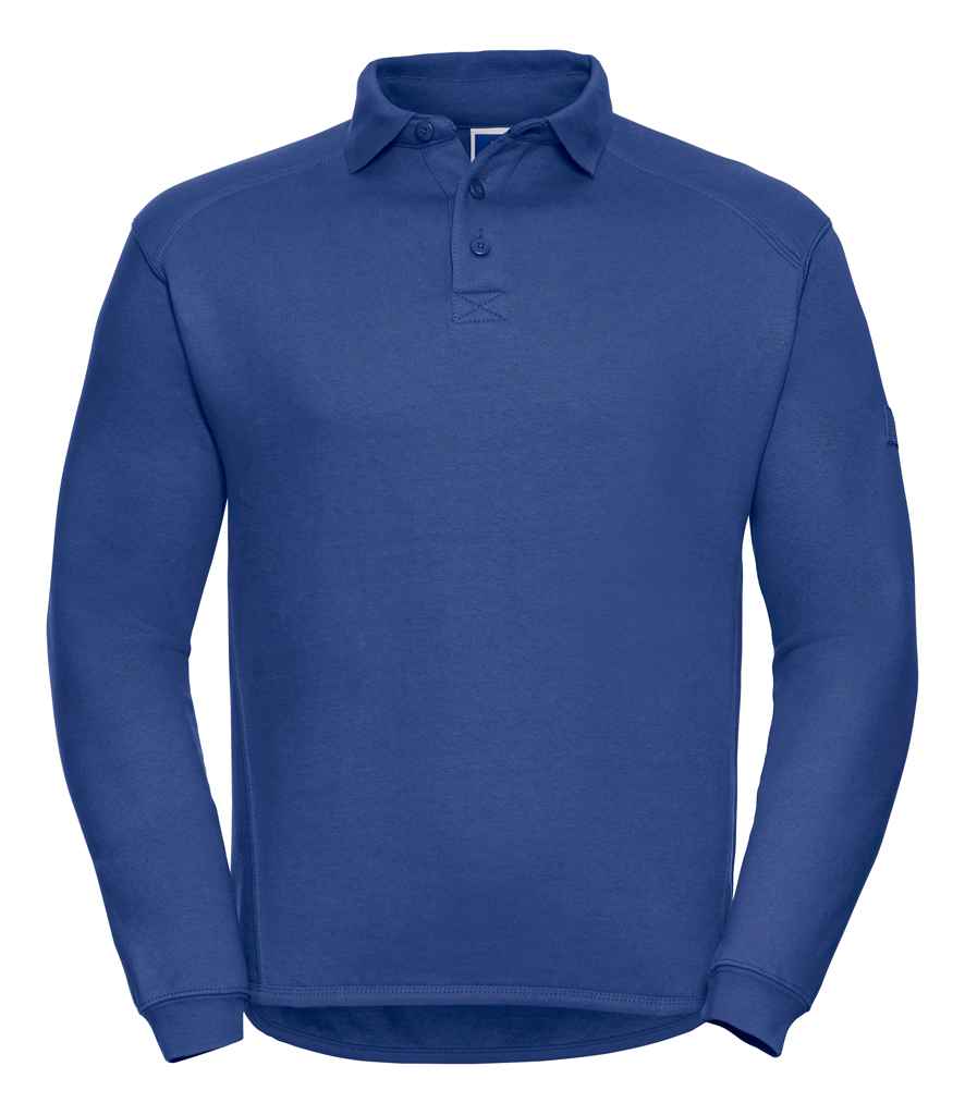 [012M BRO XS] Russell Heavy Duty Collar Sweatshirt (XS, Bright Royal)
