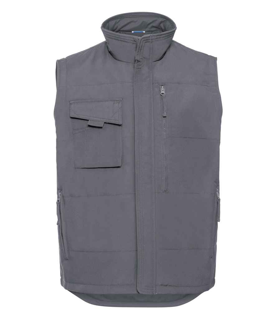 [014M CVY XS] Russell Gilet (XS, Convoy Grey)