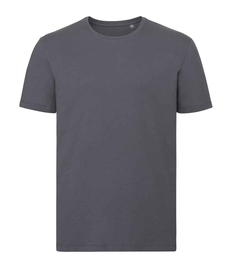 [108M CVY XS] Russell Pure Organic T-Shirt (XS, Convoy Grey)