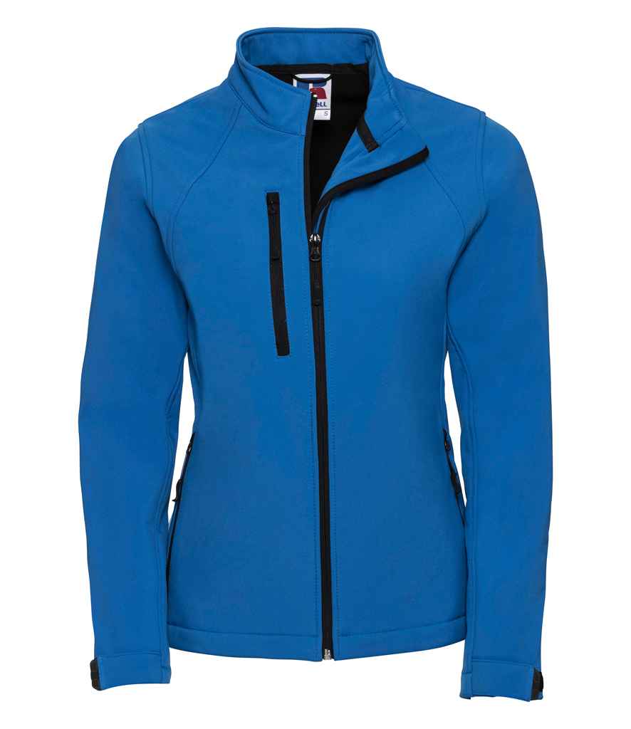 [140F AZR XS] Russell Ladies Soft Shell Jacket (XS, Azure)