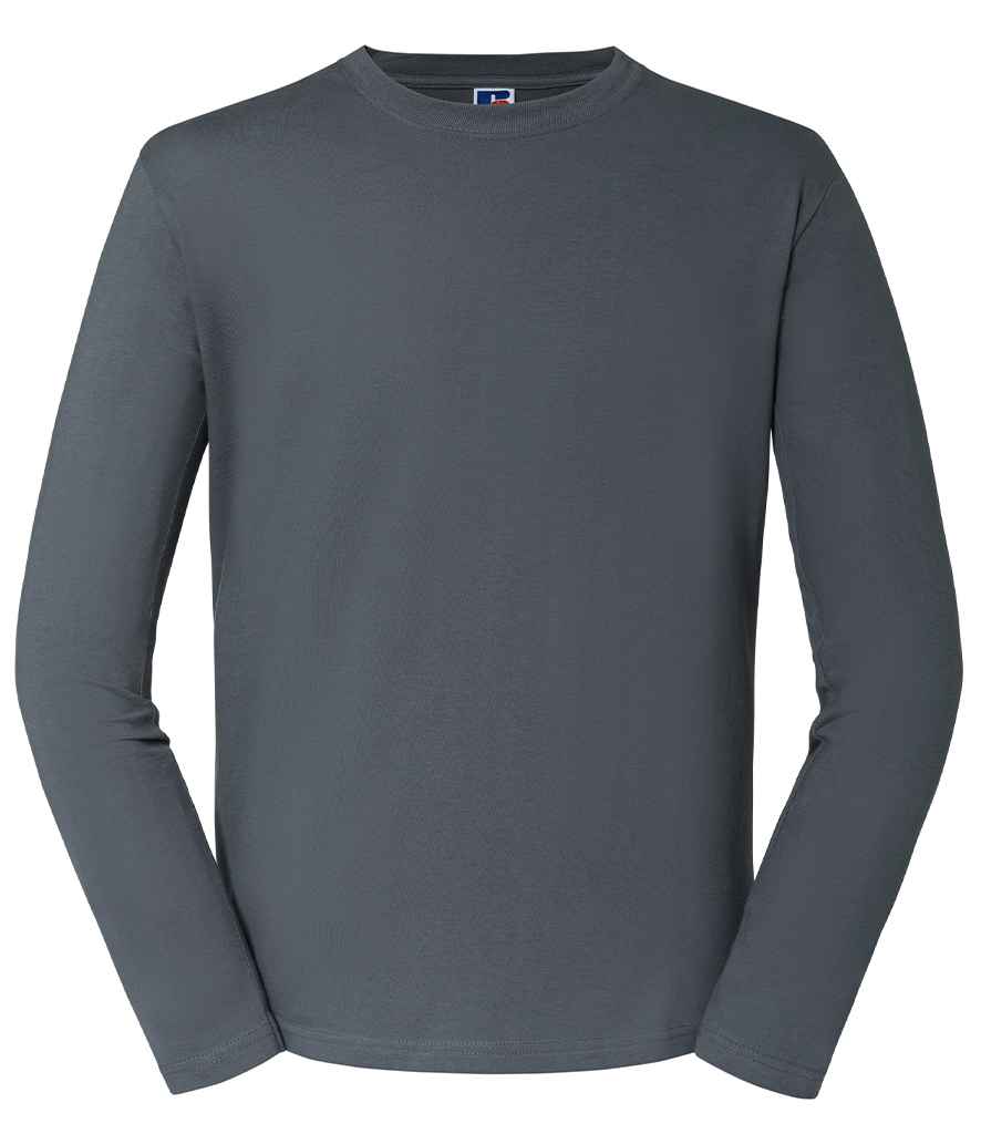[180L CVY XS] Russell Classic Long Sleeve T-Shirt (XS, Convoy Grey)