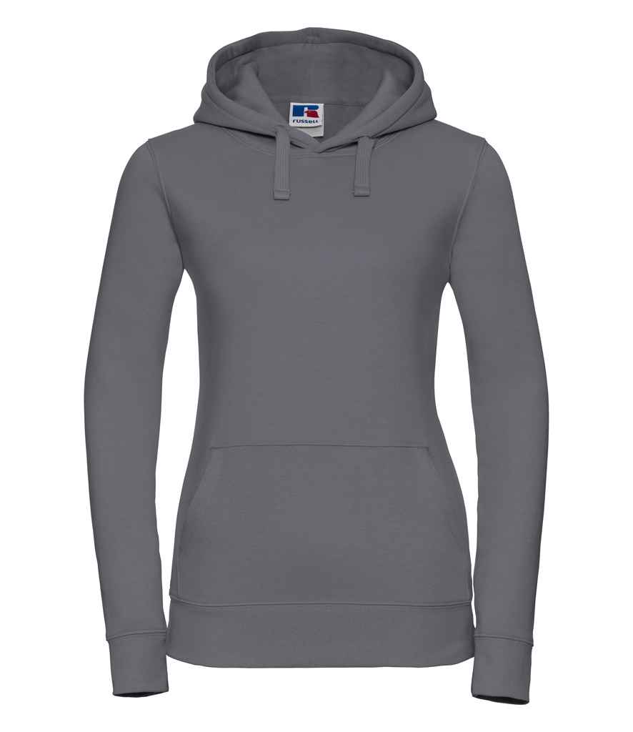 [265F CVY XS] Russell Ladies Authentic Hooded Sweatshirt (Convoy Grey, XS)