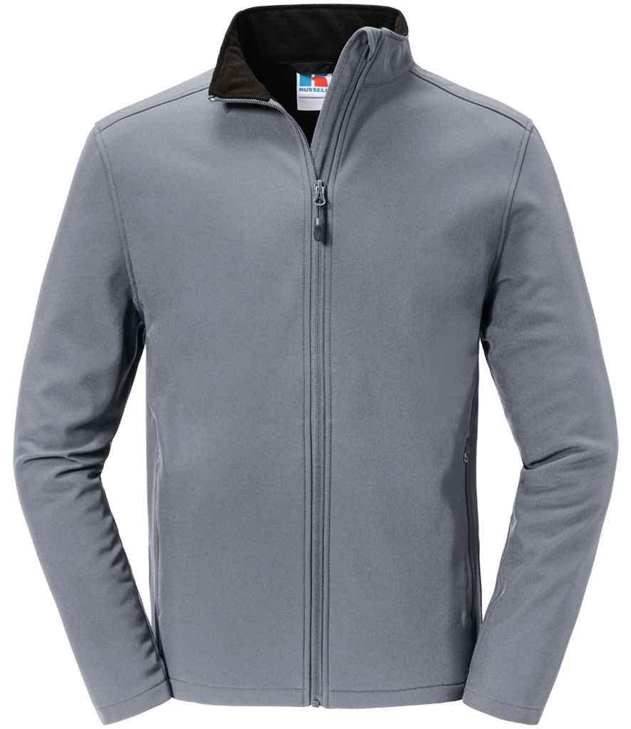 [420M IRN XS] Russell Essential Recycled Soft Shell Jacket (XS, Iron)