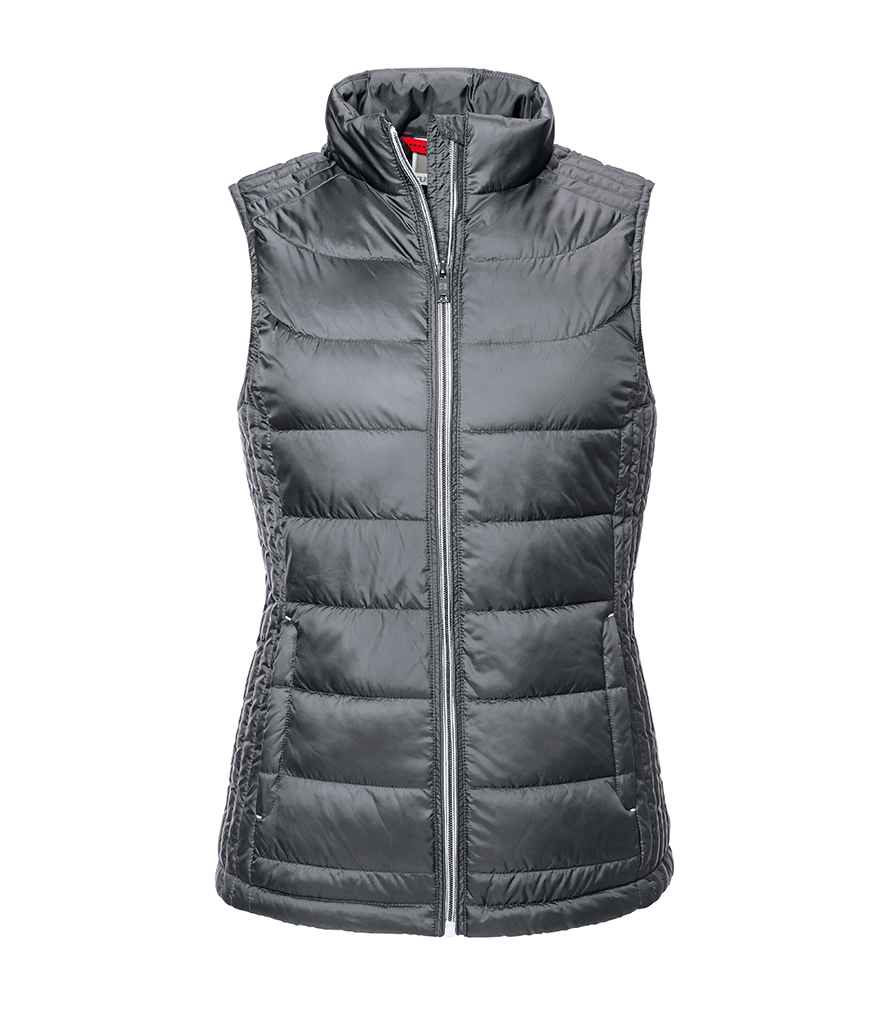 [441F IRN XS] Russell Ladies Nano Padded Bodywarmer (XS, Iron)