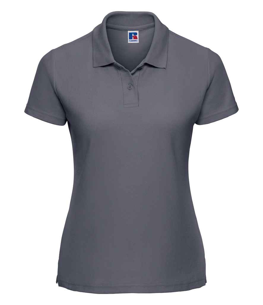 [539F CVY 8] Russell Ladies Classic Poly/Cotton Piqué Polo Shirt (8, Convoy Grey)