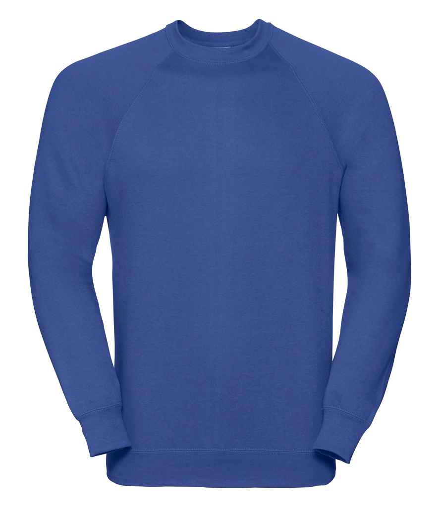 [762M BRO XS] Russell Raglan Sweatshirt (Bright Royal, XS)